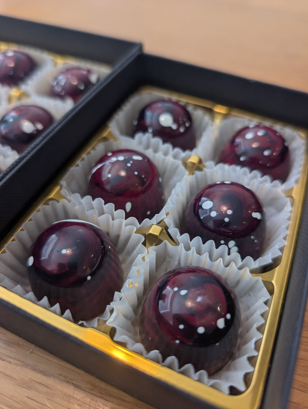 Galaxy Themed Chocolate Bonbons