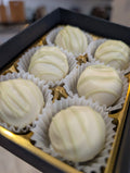White Chocolate Pistachio Cream Truffles